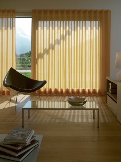 Håndførte gardinskinner, Colorama 1, Room shot