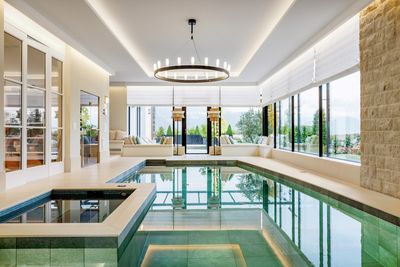 Roman Blind Systems, SG 2360, Colorama 2, Villa at the lake, Lucerne, Switzerland