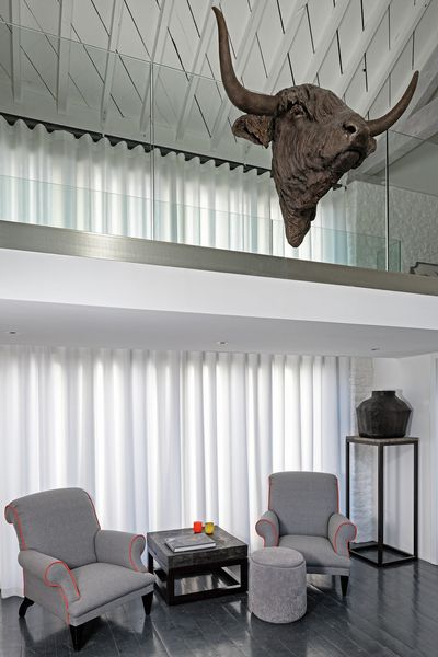 Gardinsystem, SG 7630, Colorama 1, Room shot "Barn Conversion", Oxfordshire, United Kingdom, Wave