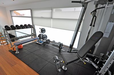 Rullegardiner, SG 4910, Basicscreen 1-10%, Room shot "The Fish Tank – Private Residence", Melbourne, Australia