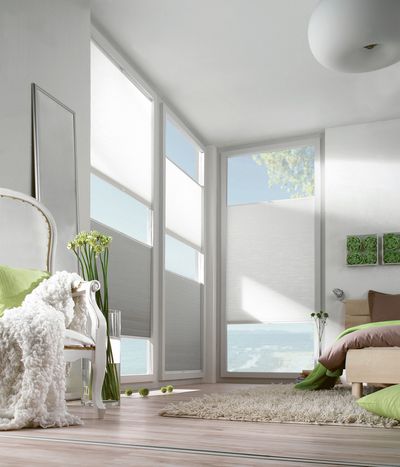 Plisségardiner, SG 8500, DUETTE® Fixé Unix, 20002, DUETTE® Classic Dark, 20093, BB24