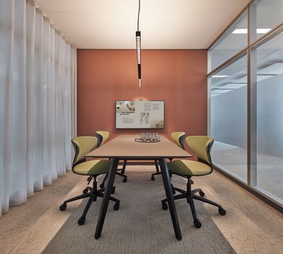 Curtain Systems, SG 6970, Colorama 2 Multicolour, Targobank, Mainz, Germany