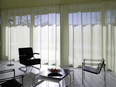 Curtain Systems, SG 5600, Someo, Room shot "Private Residence", Hinterkappelen, Switzerland, Wave