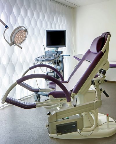 Lamellgardiner, SG 2810, Multi Visio, Room shot "Health Centre Rigi AG", Küssnacht, Switzerland, Vertical Waves