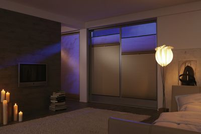 Plisségardiner, SG 8500, DUETTE® Fixé Elan Dark, Col 20069, BB35