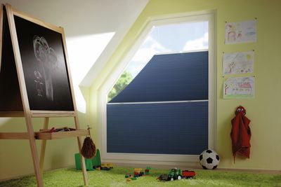 Plisségardiner, SG 8500, DUETTE® Fixé Unix Dark, Col 20076, BB80