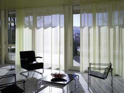 Curtain Systems, SG 5600, Someo, Room shot "Private Residence", Hinterkappelen, Switzerland, Wave